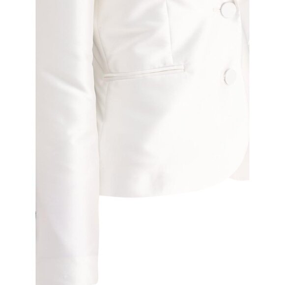 F.It Satin Single-Breasted Blazer tag size 42 Women - Picture 4 of 4